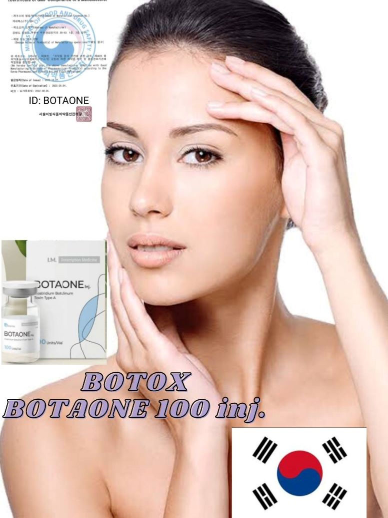 โบท๊อกเกาหลีแท้ Botaone100unit(Botulinum Toxin Type A)ลดกราม รอยตีนกา ลิฟหน้า